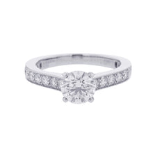 Load image into Gallery viewer, GRAFF Flame Round Diamond Engagement Ring Size Approximately No. 5RPV01 Pt950