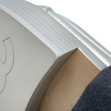 将图像加载到图库查看器中,CHANEL CC logo loafers SilverG45663 Leather Size 37C