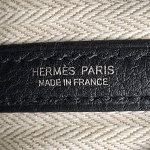 将图像加载到图库查看器中,HERMES Garden Party Black Negonda Leather Size TPM