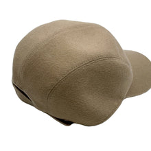 将图像加载到图库查看器中,HERMES Cap Nevada Super H Size 59 Beige Cotton100% Leather