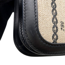 Load image into Gallery viewer, HERMES Constance 3 Deschenes Black Toile de Camp Swift Leather Size 24