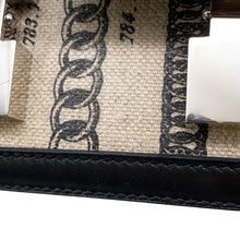 Load image into Gallery viewer, HERMES Constance 3 Deschenes Black Toile de Camp Swift Leather Size 24