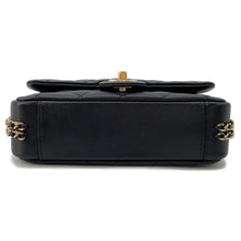 将图像加载到图库查看器中,CHANEL Mini Matelasse ChainShoulder Bag BlackAS3757 Caviar Leather