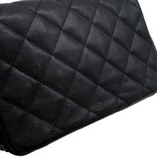 将图像加载到图库查看器中,CHANEL Mini Matelasse ChainShoulder Bag BlackAS3757 Caviar Leather