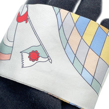 将图像加载到图库查看器中,HERMES Twilly LES FOLIES DU CIEL Grena Pearl/Grenadine/Vert061722S Silk100%