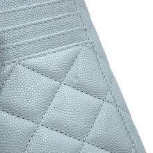 将图像加载到图库查看器中,CHANEL Matelasse CC Logo Fragment Case Baby BlueAP4822 Caviar Leather/Rhinestone