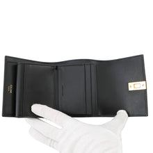 将图像加载到图库查看器中,CELINE 16 Sèze Small Trifold Wallet Black10F523CQ7 Calf Leather