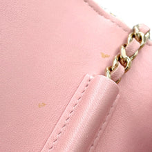 Load image into Gallery viewer, CHANEL Matelasse Tweed Chain Wallet White/Pink/BlueA33814 Tweed