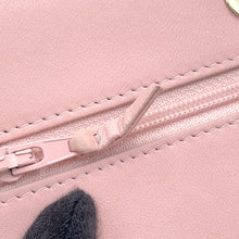 Load image into Gallery viewer, CHANEL Matelasse Tweed Chain Wallet White/Pink/BlueA33814 Tweed