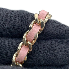 将图像加载到图库查看器中,CHANEL Matelasse Tweed Chain Wallet White/Pink/BlueA33814 Tweed