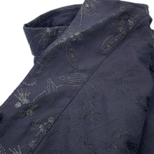 将图像加载到图库查看器中,HERMES Fleur Technique Short Sleeve Overshirt Size 52 Marine Cotton100%