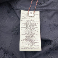 将图像加载到图库查看器中,HERMES Fleur Technique Short Sleeve Overshirt Size 52 Marine Cotton100%