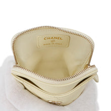 将图像加载到图库查看器中,CHANEL Matelasse CC Logo Classic Zip Coin Purse Baby YellowAP2061 Caviar Leather