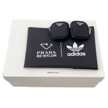 将图像加载到图库查看器中,PRADA Re-NylonPRADAxadidas ForumHigh-top Sneakers Black2TG193 Nylon Leather Size 7 1/2