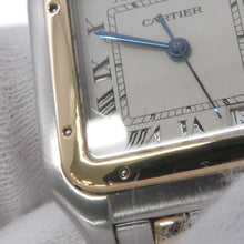 Load image into Gallery viewer, CARTIER PANTHERE MM 2 Row H26.8mm×W26.5mm Stainless Steel K18YG Ivory DialW25028B6