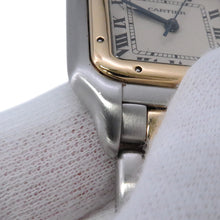 Load image into Gallery viewer, CARTIER PANTHERE MM 2 Row H26.8mm×W26.5mm Stainless Steel K18YG Ivory DialW25028B6