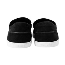 Load image into Gallery viewer, HERMES Mocassins Jobs Black suede Size 42