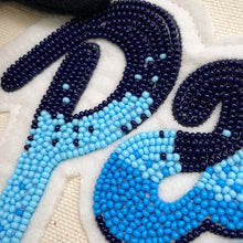 将图像加载到图库查看器中,LOEWE Paula Ibiza Tote Bag Ivory/Blue Canvas Leather