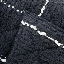 Load image into Gallery viewer, CHANEL Matelasse CC Logo Chainshoulder Novelty Black Tweed