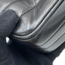 Load image into Gallery viewer, CHANEL Mademoiselle Chain Shoulder Bag with Tassel Bag Charm Black Lambskin