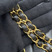 Load image into Gallery viewer, CHANEL Mademoiselle Chain Shoulder Bag with Tassel Bag Charm Black Lambskin