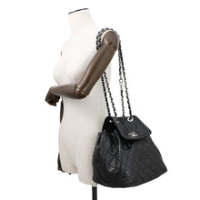 将图像加载到图库查看器中,CHANEL Matelasse Beijing 2in1 Backpack Black Leather