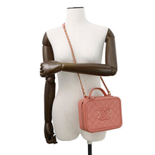 Load image into Gallery viewer, CHANEL CCFiligree 2WAYShoulder Bag PinkA93342 Caviar Leather