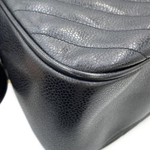 Load image into Gallery viewer, CHANEL V Stitch ChainShoulder Black Caviar Leather