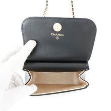 将图像加载到图库查看器中,CHANEL Matelasse Mini Chain Shoulder Bag BlackAP3005 Patent Leather