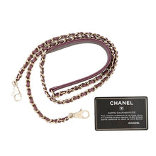将图像加载到图库查看器中,CHANEL Coco Handle Matelasse Handbag MetalicPurpleAS2215 Caviar Leather Size XXS