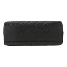 将图像加载到图库查看器中,CHANEL CC Logo Handbag BlackA12397 Caviar Leather