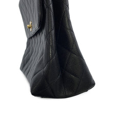 将图像加载到图库查看器中,CHANEL CC Logo Handbag BlackA12397 Caviar Leather
