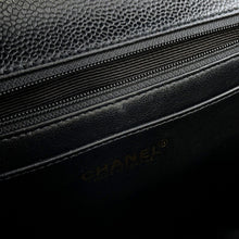 将图像加载到图库查看器中,CHANEL CC Logo Handbag BlackA12397 Caviar Leather