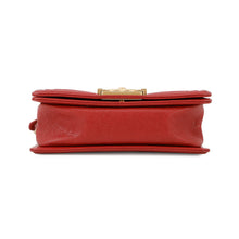 Load image into Gallery viewer, CHANEL Boy Chanel ChainShoulder Red Caviar Leather