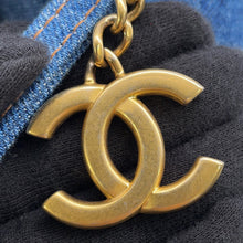 Load image into Gallery viewer, CHANEL CC Logo Waist Bag Blue Denim
