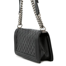 Load image into Gallery viewer, CHANEL Boy Chanel Matelasse Shoulder Bag BlackA67086 Leather