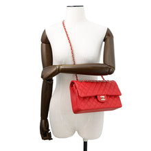 Load image into Gallery viewer, CHANEL Matelasse Double Flap ChainShoulder RedA01112 Caviar Leather