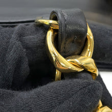 Load image into Gallery viewer, CHANEL CC Logo Chain Tote Black Lambskin