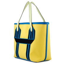 Load image into Gallery viewer, HERMES Pur Sangle Lime/Vert Ensemble/Blue Hydra Toile Military Taurillon Clemence Sangle Woolie