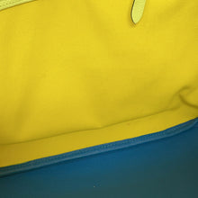 Load image into Gallery viewer, HERMES Pur Sangle Lime/Vert Ensemble/Blue Hydra Toile Military Taurillon Clemence Sangle Woolie