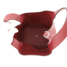 将图像加载到图库查看器中,HERMES Picotin Lock Rouge Grenat Taurillon Clemence Size PM