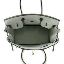 将图像加载到图库查看器中,HERMES Birkin Blue Pale Togo Leather Size 30