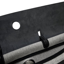 Load image into Gallery viewer, HERMES Herbag Zip Letournet Cabin Ecru/Blue Zellige/Black Toile Military Vache Hunter Leather Size 50