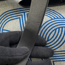 Load image into Gallery viewer, HERMES Herbag Zip Letournet Cabin Ecru/Blue Zellige/Black Toile Military Vache Hunter Leather Size 50