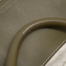 将图像加载到图库查看器中,HERMES Bolide Relax Vert Gris Vaux Sikkim Leather Size 45