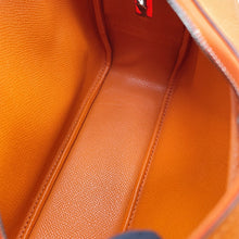 Load image into Gallery viewer, HERMES Plume Orange Epsom Size Mini