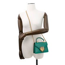 Load image into Gallery viewer, DOLCE&GABBANA Devotion 2way Bag GreenBB6711 Leather