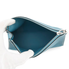 将图像加载到图库查看器中,HERMES Zip Angor New Blue Jean Evercolor Size PM