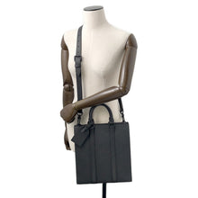 Load image into Gallery viewer, LOUIS VUITTON Sac Plat NoirM59960 Monogram ・Taurillon