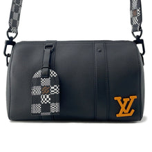Load image into Gallery viewer, LOUIS VUITTON City・Keepall NoirM57417 Leather Damier Distorted